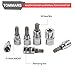 TOMMARS 60-Pc Master Torx Bit Socket and External Socket Set 1/4