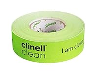 Clinell-Indikatorband - Hygieneverfahren-Indikatorband, kein klebriger Rückstand - Grünes Ich bin sauber -Band - 100 m Rolle
