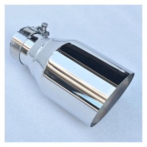 Embout d'échappement coudé en inox 304 de 2.5 pouces pour modification de pot de voiture 60-115mm