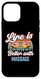 iPhone 12 mini Massage Vintage Sunset. Massage Teacher. Massuese / Massuere Case