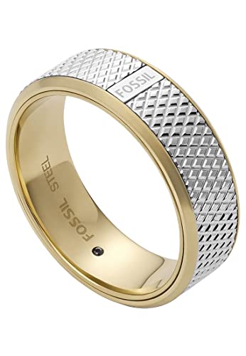 Fossil Herren-Edelstahlband Ringe