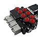 WeiLaiKeQi Hydraulic Flow Control Valve for Double Acting Applications in Industrial Machinery, 3 Spool, as described
