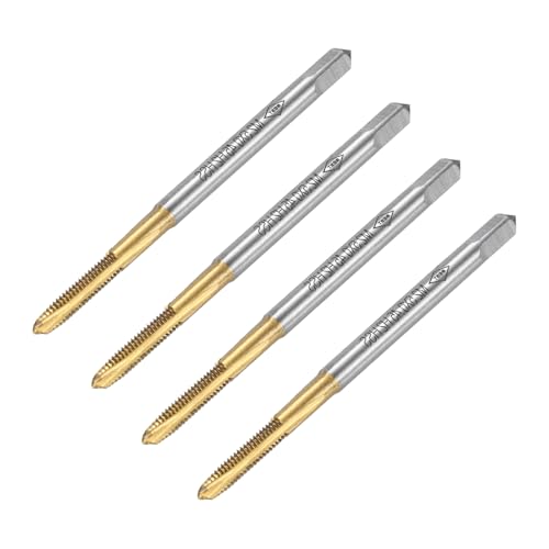 Tarauds à pointe en spirale M2.5x0.45 uxcell pour filetage de trous débouchants métriques
