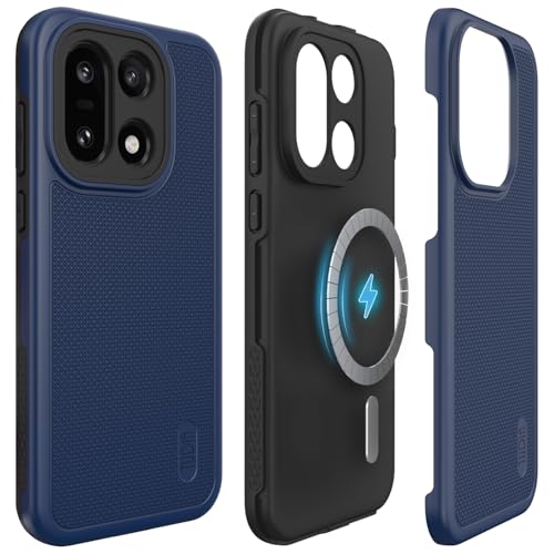 Image of TUDIA MergeGrip [Magsafe Compatible] for OnePlus 15 5G Back Cover (2025) - [Military Grade Drop Tested] Dual Layer Shockproof Slim Rugged Heavy Duty Tough Protective Phone Case - Indigo Blue