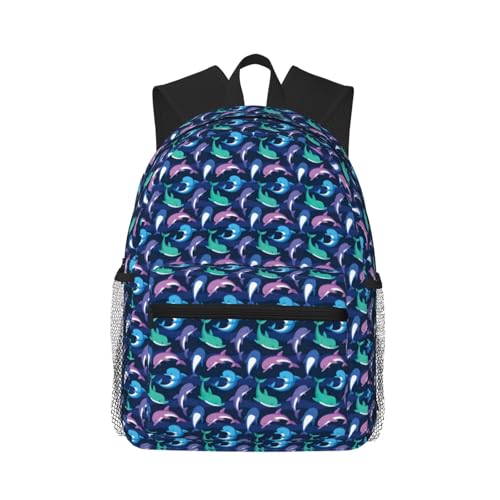 Sac à dos dauphin de style urbain idéal pour les cours et sorties