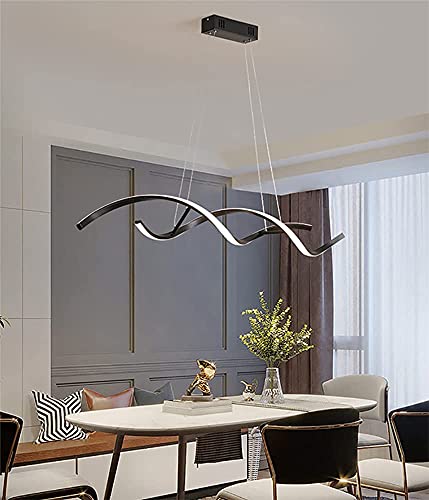 Suspension LED réglable par télécommande pour l'éclairage de la table à manger et cuisine - 3
