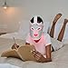 Cloakla LED Wireless Red Light Therapy Face Mask | 3-Color Rejuvenating Facial Skin Care Set | Portable Anti-Aging Mask for Home & Travel Use (White)