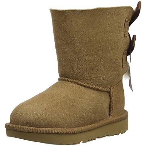 UGG Bailey Bow II, Botas Clásicas Unisex niños, Marrón (Chestnut) Cover