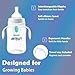 Baby Bottle Handles for Philips Avent Anti-Colic and AirFree Vent Baby Bottles, Compatible Avent Bottle Holder,4 Count (White)