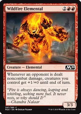 Magic: The Gathering - Wildfire Elemental - Planeswalker Deck Exclusive - Core Set 2020