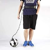 Fussball training, Fußball/Volleyball/Rugby Trainer, Football Kick Trainer Soccer Practice Training mit Verstellbarem Taillengürtel Fußballtraining mit Neopren Gürtel für Kinder Anfänger Erwachsene