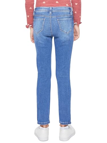 YMI Girls Mid-Rise Basic 1-Button Skinny Jean3