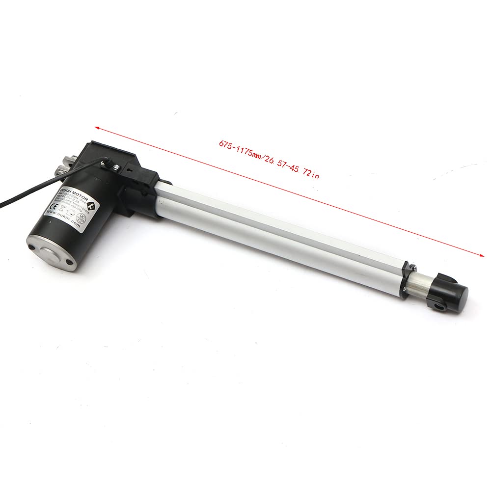Actionneur linéaire 6000N Moteur linéaire réglable 12 V Moteur de levage 500 mm