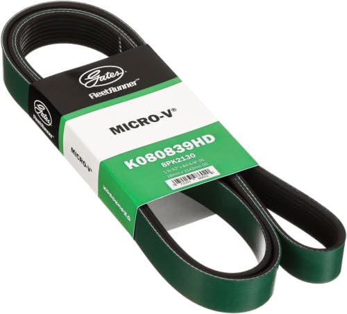 Gates K080839HD Micro-V Belt courroie alternateur striée pour camionnette et auto