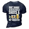 T Shirts for Men Uk Crew Neck Pattern Printed Shirt Printing Vintage Gym Loose Holiday Breathable Casual Tops Papa #1