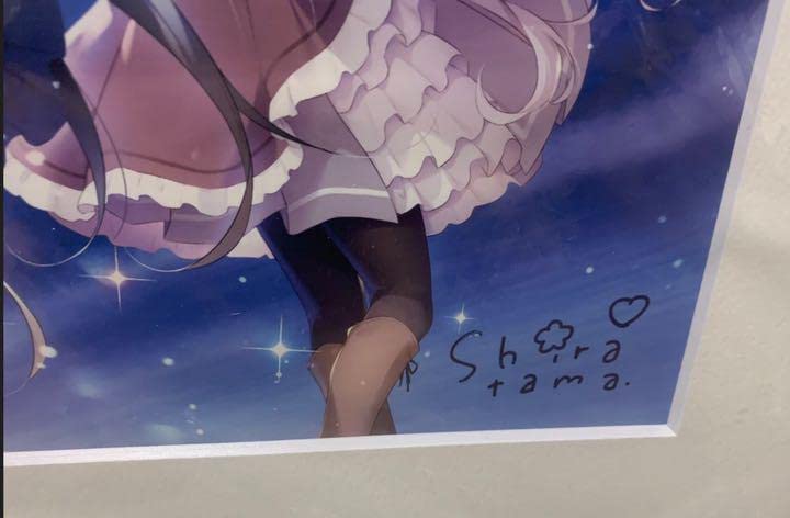 Amazon.co.jp: しらたまこ 直筆サイン入り複製原画 メイン