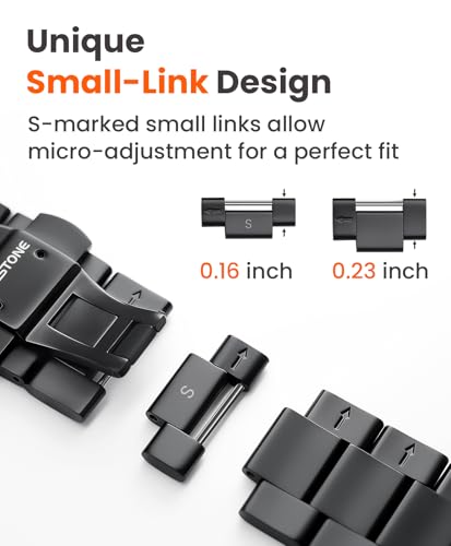 Bracelet titane réglable CRNS03-PRO pour éviter les rayures Apple Watch