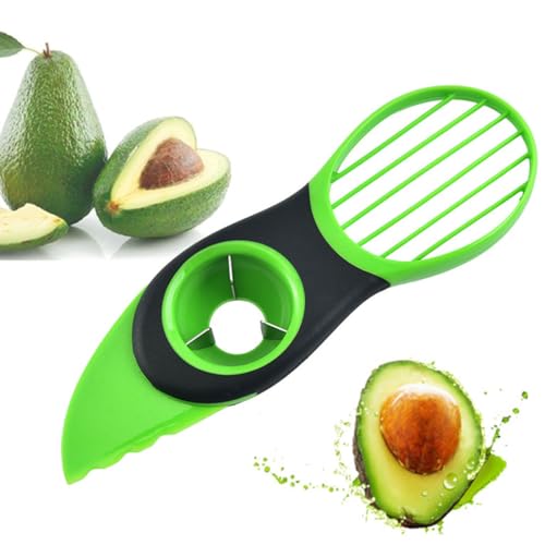 BZKSER Coupe-Fruits - 1pcs Coupe-Avocat, Outil pour Avocat, Aide de Cuisine, éplucheur d'avocat, Avocat, Coupe-légumes, Couteau à Avocat, trancheuse à...