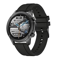 Smartwatch Uomo Militare, 1.43" AMOLED Orologio Smartwatch con Chiamate Bluetooth, 120 Sportive Smart Watch con Contapassi/Sonno/Cardiofrequenzimetro/SpO2, Impermeabil IP68 Smartband per Android iOS