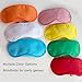 12 Pack Blindfold Eye Mask Cover Sleep Mask for Party Games Travel Sleep Team Build Party Supply with Adjustable Strap for Women Men Kids, Pink