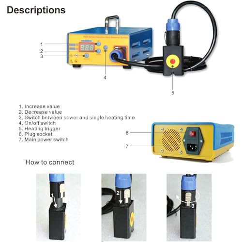 Chauffage à induction 1.38 KW pour débosselage automobile 150 KHz - 4