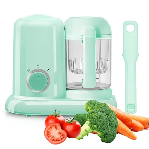 Opiniones y reviews de procesador de alimentos para bebe más recomendados. 50 Vantisan Máquina Alimentos para Bebé 2 en 1, con Batidora y Vaporera Multifuncional, Preparador de Alimentos Complementarios para Bebé, Desmontable, Mini, Portátil, Cerradura...