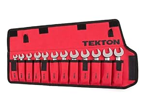 TEKTON WRN01190 Zestaw Kluczy Płasko-Oczkowych 12 sztuk