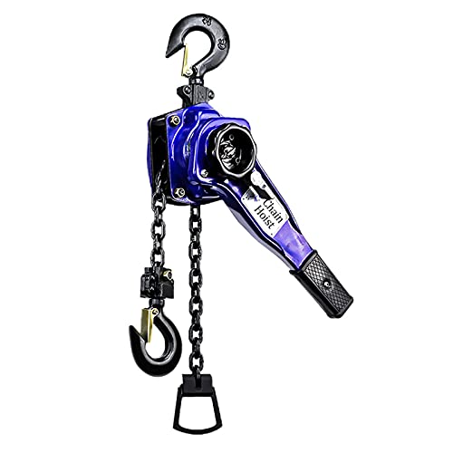 DBMGB Polipasto Manual de Cadena 1000kg/1500kg, Montacargas de Palanca Cadena de Mano...