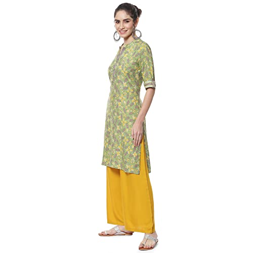 Image of Blue Liva Straight Kurta