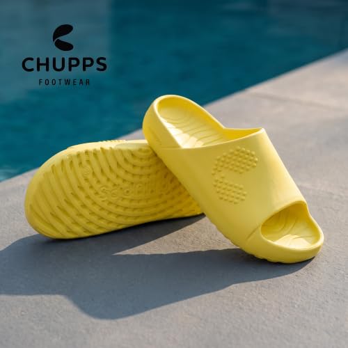 Image of CHUPPS Chupster Men's Orthopedic Slippers | Soft Cushioned Footbed | Lightweight Flip Flops | Anti-Skid Sole | Comfortable Daily Wear Chappals