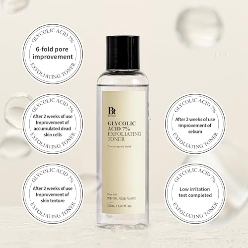 Benton Glycolic Acid 7% Exfoliating Toner with Niacinamide - Gentle AHA Toner for Brighter Skin & Even Tone - Balances Oil & Moisture - Hydrating, Cruelty-Free Korean Skin Care — view 3