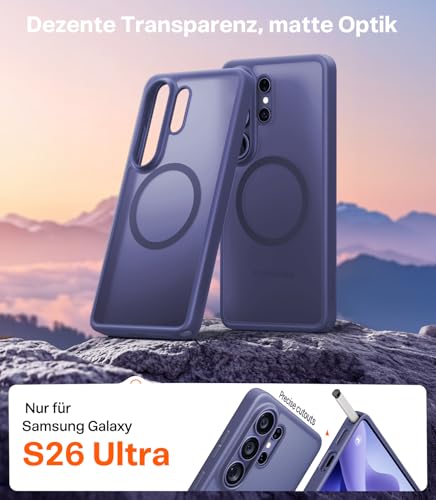 TORRAS Guardian-Mag Hülle für Samsung Galaxy S26 Ultra, Lila – Ansicht 6