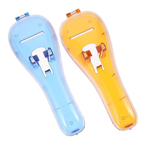 Beatifufu 2piezas Caja Seguridad Maquinilla Afeitar Compatible Maletas Fácil Abrir Cerrar