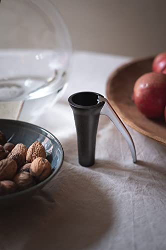 Drosselmeyer Nutcracker - Heavy Duty Swedish Nut Cracker for Walnuts, Pecans, Brazil Nuts & All Nuts - Ergonomic Metal Walnut Cracker Tool, No Mess, Dishwasher Safe - Award-Winning Design (Black) - Image 5