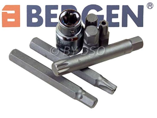US PRO Quality 58 pc Hex Spline Torx and Security Torx Bit Set in Metal Case B1362, Variety Pack - Image 3