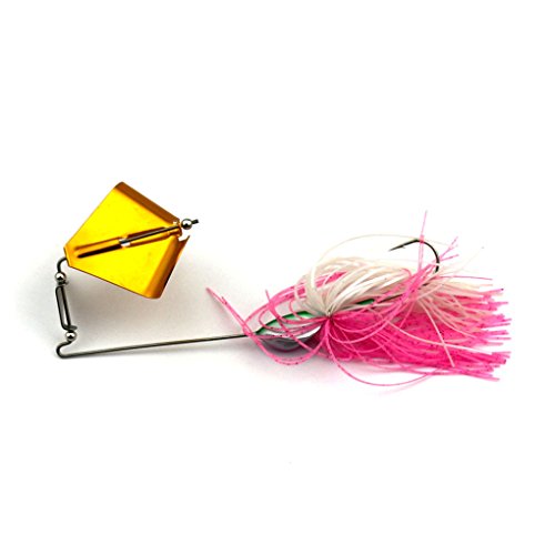 Censhaorme Topwater Tracteur Pêche Leurre Petit Poisson buzzbait Jupe Queue Appâts Spinner Cuiller Feuille de Saule Glands Lure