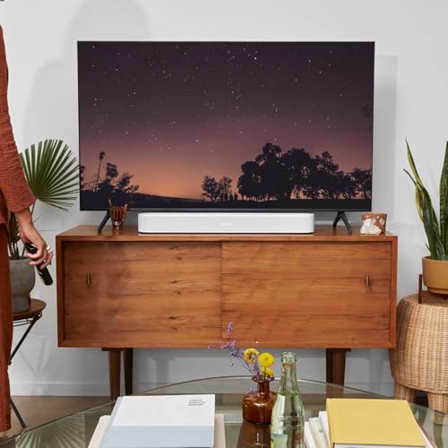 Image of Sonos Beam (Gen 2) | Soundbar with Dolby Atmos, Amazon Alexa for TV and Music Streaming - White
