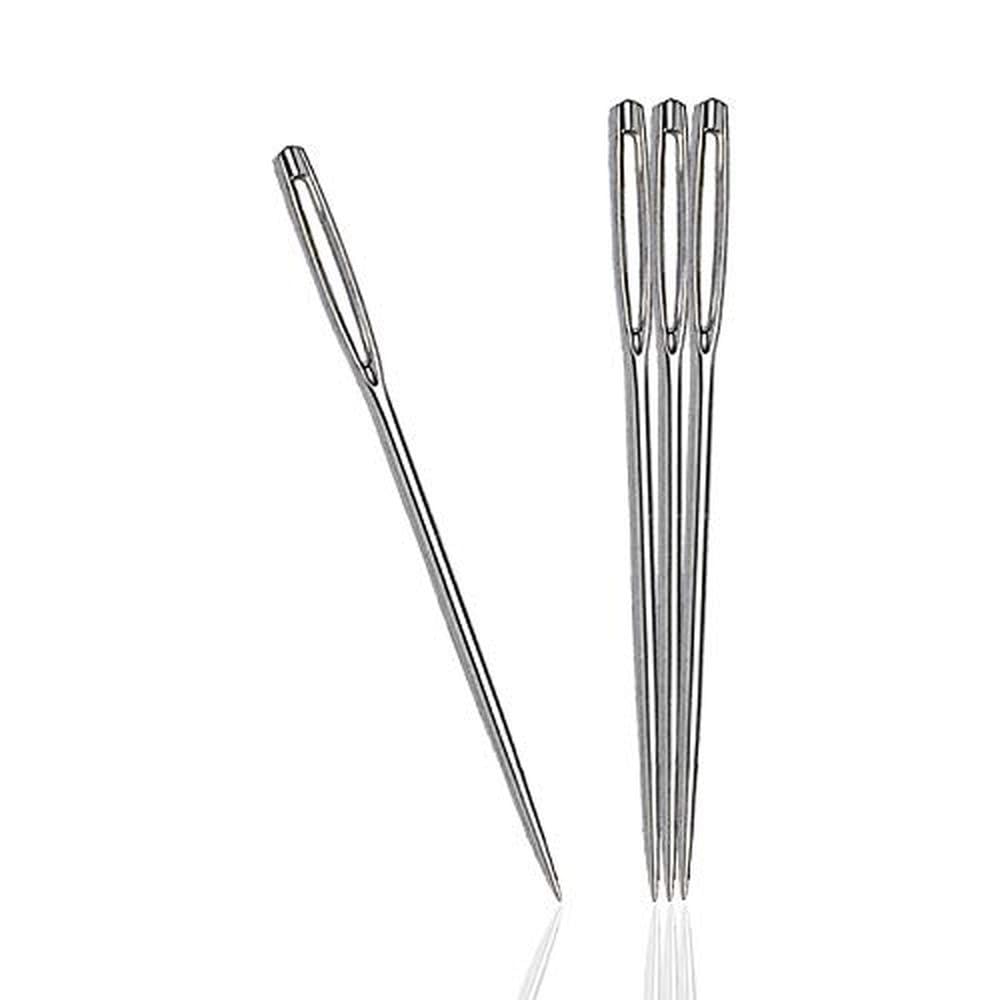Lot De 16 Aiguilles à Broder Prym - Acier Inoxydable - Taille 3 à 9 - Long Chas Pour Fil Épais - Fabrication Française