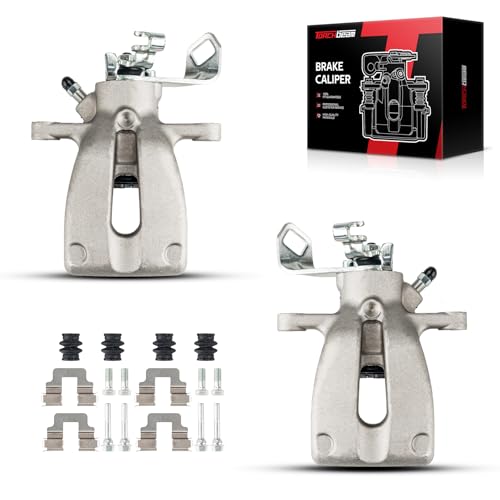 Image of Torchbeam Rear Brake Calipers Set for Mini 2008-2014 Cooper 1.6T, Mini 2008-2015 Cooper 1.6L, Mini 2007 Cooper, Rear Left and Rear Right Calipers Replace # 193318+193319