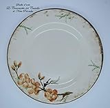 Set servizio dolce 6 Piattini Dolce Linea Fiori di Pesco Ceramica Realizzato e Dipinto a mano Le Ceramiche del Castello Nina Palomba Made in Italy