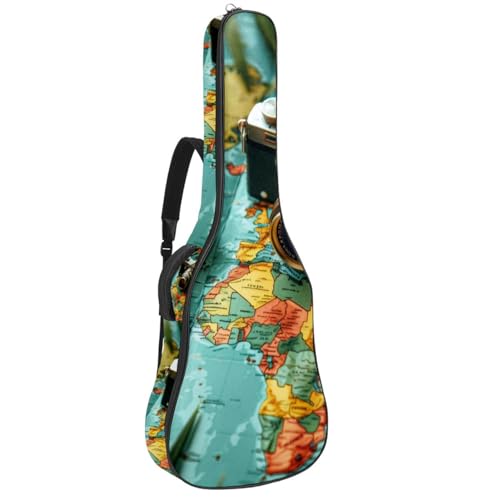 Sac de transport étanche pour guitare acoustique 101,6 cm avec couche protectrice