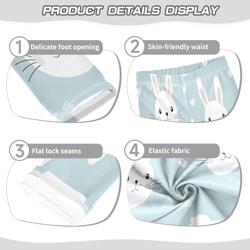 Toddler Girls Leggings Printed Yoga Pants Leggings Rabbit Heads for Kids3