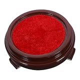 BATHVEVE 水晶球用木製スタンド 丸型ディスプレイベース 安定設計でやトリンケット展示に ホームオフィス向けコンパクト飾り台 シンプルで