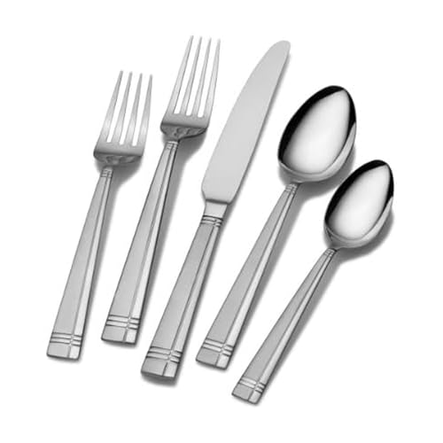 Pfaltzgraff Dawson Frost 20-Piece Stainless Steel Flatware S