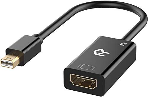 RankieMini DisplayPort (mini DP) (Thunderbolt) to HDMI Adapter, Black