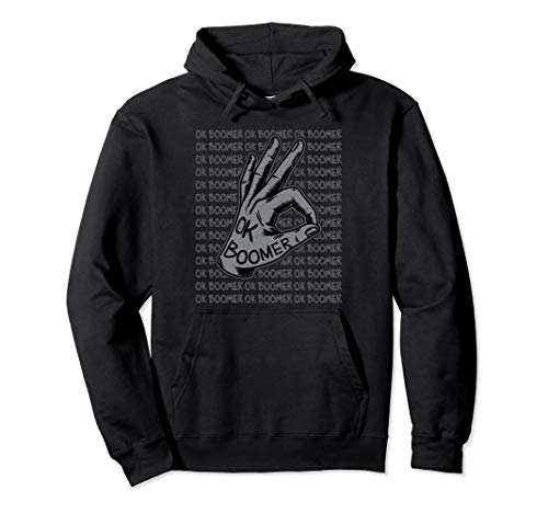 Ok Boomer Funny Meme Pullover Hoodie