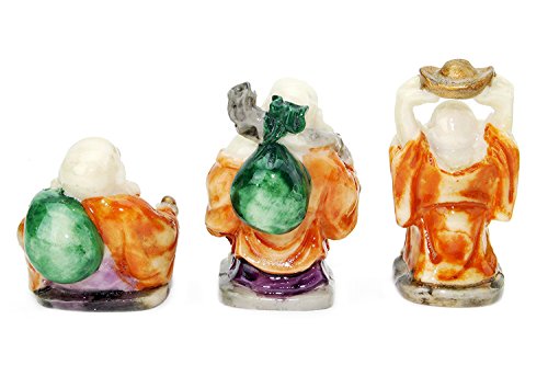 We pay your sales tax Set of 6~2" Happy Laughing Buddha Statues Figurines Feng Shui Gift G16801
