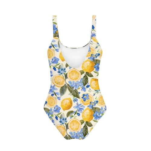 Image of One Piece Bathing Suit for Girl Kids Cute Beach Sport Swimwear U Back Scoop Neck Summer Swimming Pool Beachwear