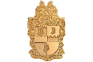 Alpha Phi Alpha 7/8"W Sandblast Shield Lapel Pin
