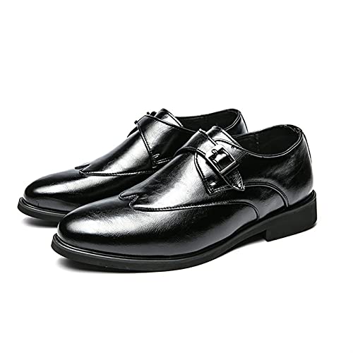 Chaussures habillées Oxford en cuir PU et finitions de luxe